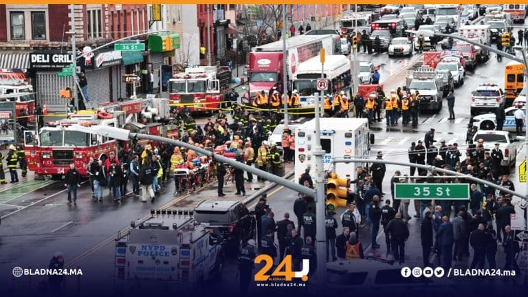 إصابة 16 شخصاً إثر إطلاق نار في مترو "بروكلين"بنيويورك