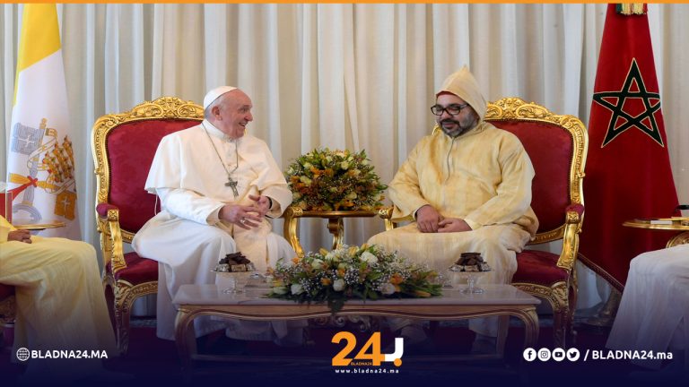 البابا فرانسيس: القيادة الروحية وصلوات الملك محمد السادس ثمينة بالنسبة لنا