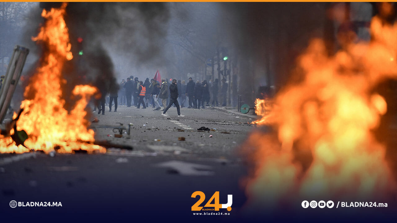 الجالية الكردية الشرطة الفرنسية بلادنا24 أخبار المغرب