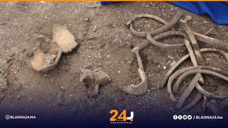 عظام بشرية درك خريبكة بلادنا24 أخبار المغرب