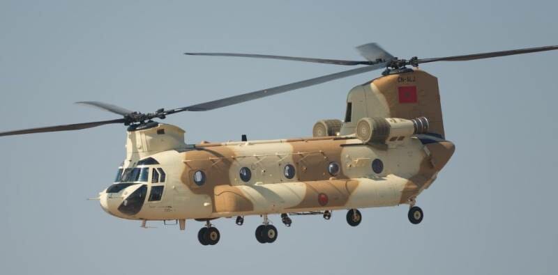 طائرة CH-47D Chinook تابعة للقوت المسلحة الجوية