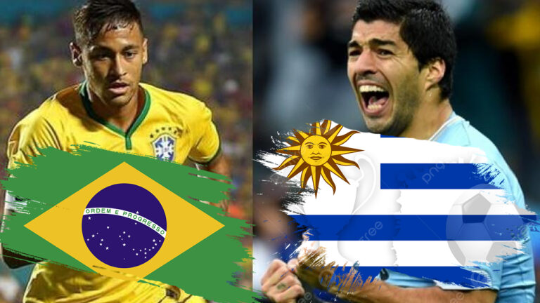 مباراة الأوروغواي والبرازيل