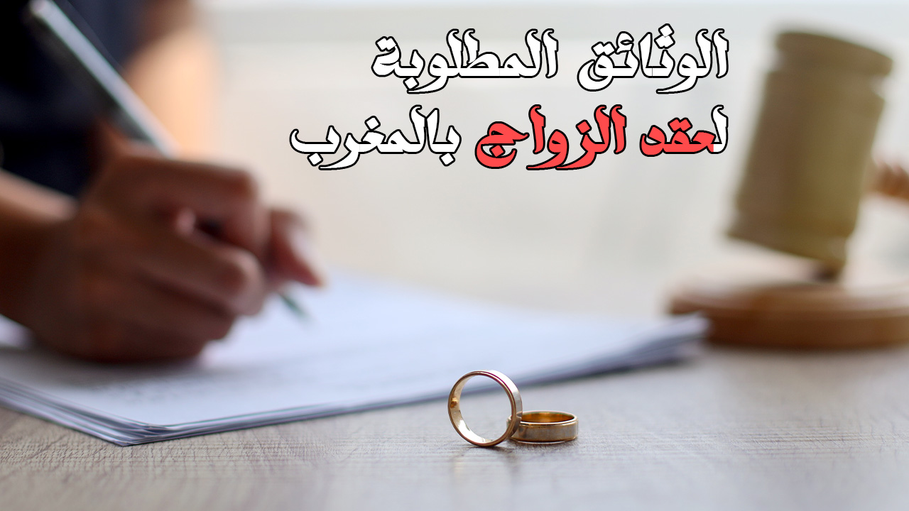 Documents required for a marriage contract in Morocco