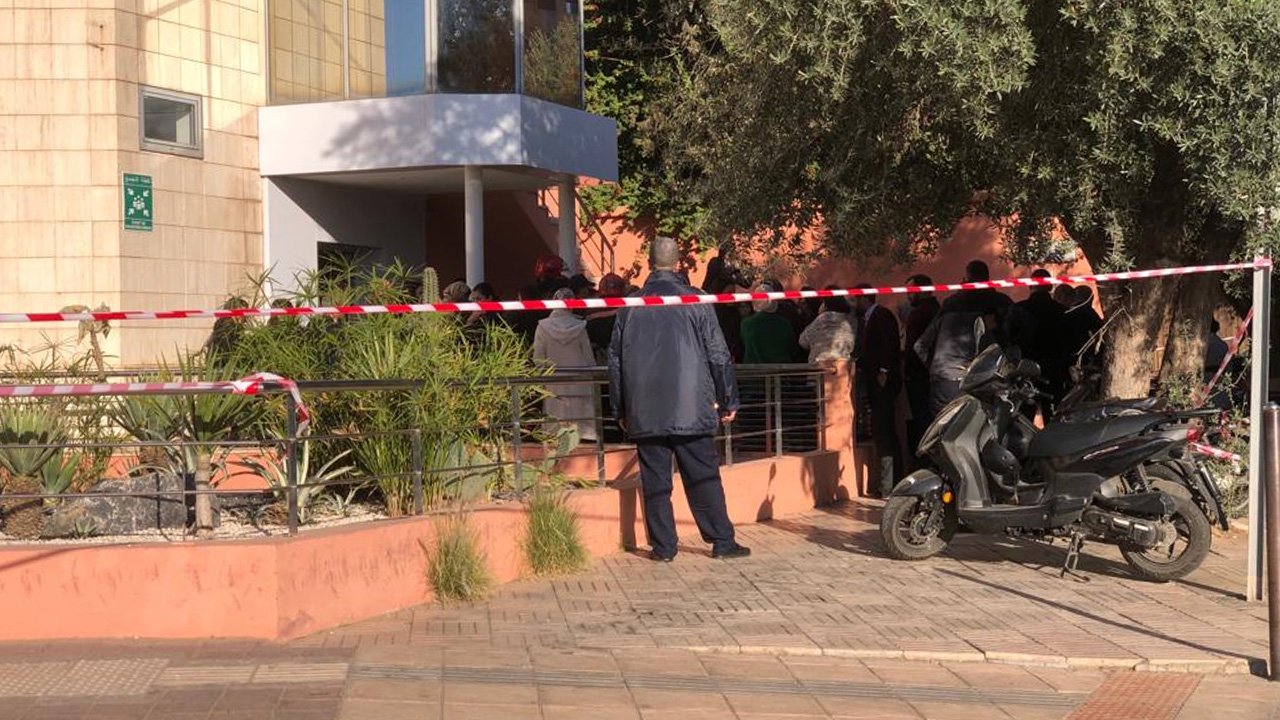 These are the details of the security alert at a banking agency in Marrakesh