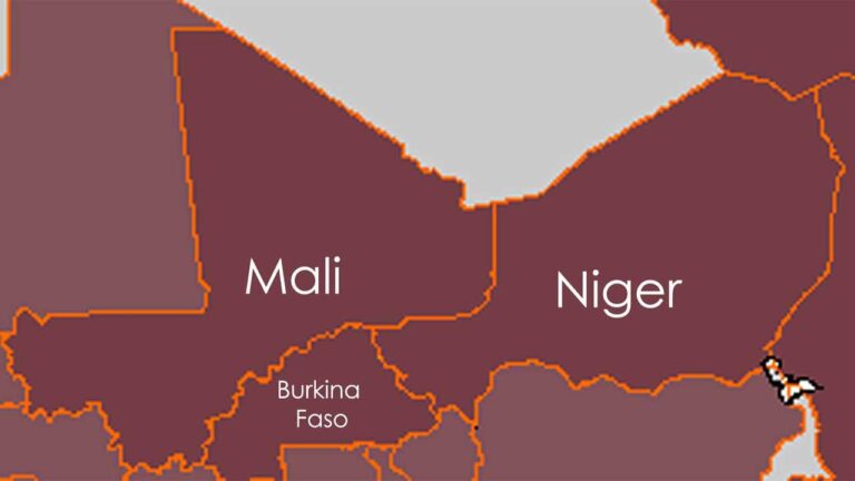 النيجر ومالي وبوركينا فاسو