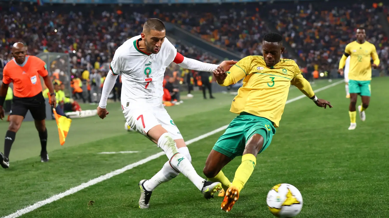 حكم مباراة المغرب وجنوب إفريقيا