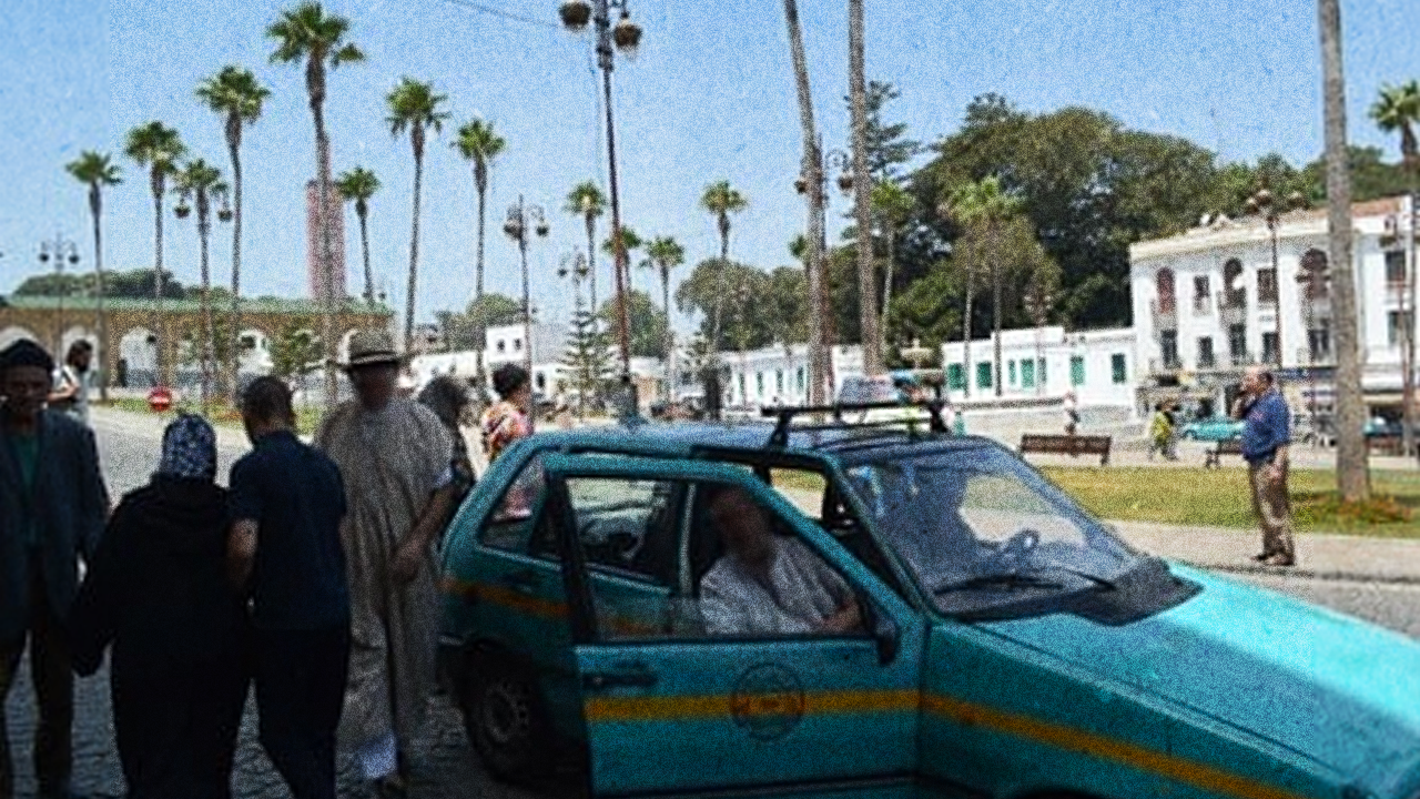 aresst Taxi driver in tanger