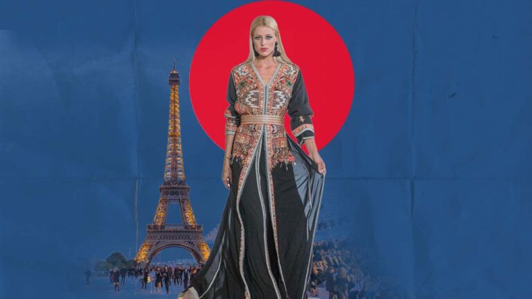Moroccan Caftan in fashion week Paris