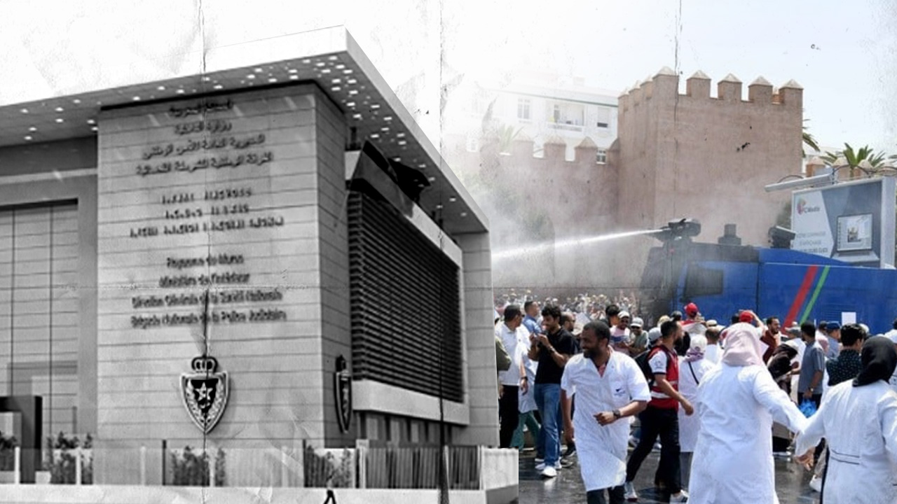 Rabat Security denies that a policeman stole a wristwatch during a health workers march